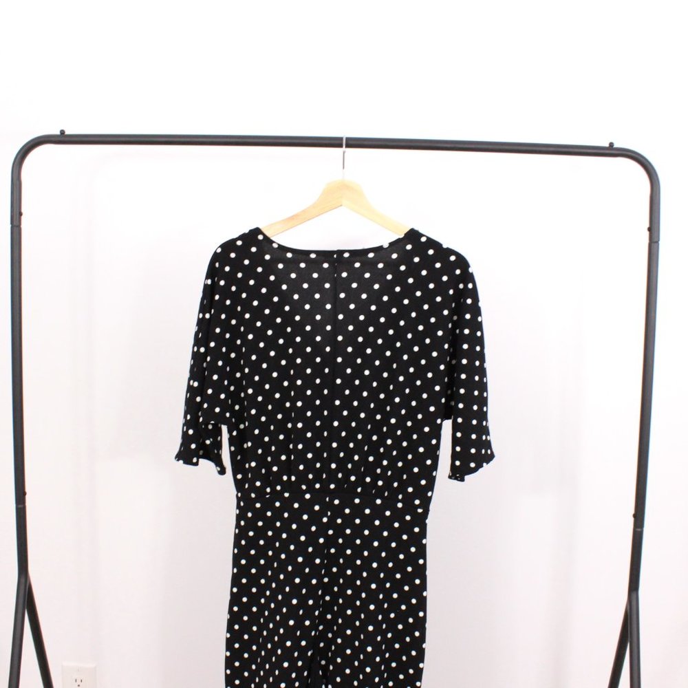 Lily Morgan Black Polka Dot Jumpsuit - Picture 4 of 5